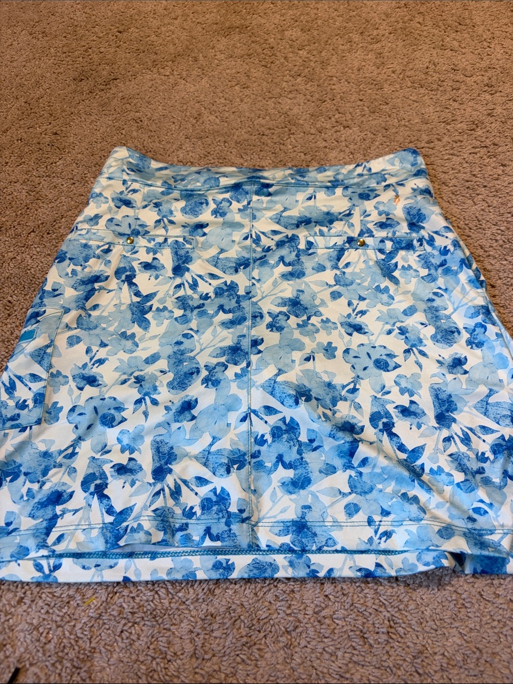 Lopez blue floral golf / tennis skiort small - Picture 7 of 7